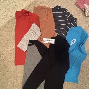 Cat & Jack Long Sleeve Tees - Multicolor Pack